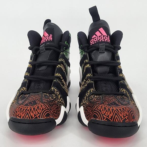 Adidas Crazy 8 Tribal Gradient SAMPLE Basketball Shoes Black Multi Size 9 - Picture 8 of 14